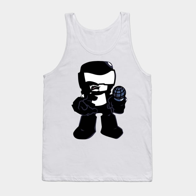 Tankman character from FNF Tank Top by Abrek Art